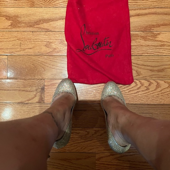 Christian Louboutin Glitter heels - Picture 5 of 9